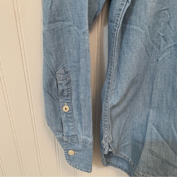 J Crew Denim Chambray Tunic Top - Picture 3 of 7